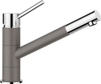 Blanco Kano Einhebelmischer, Silgranit-Look Zweifarbig, Rohrauslauf, Hochdruck,