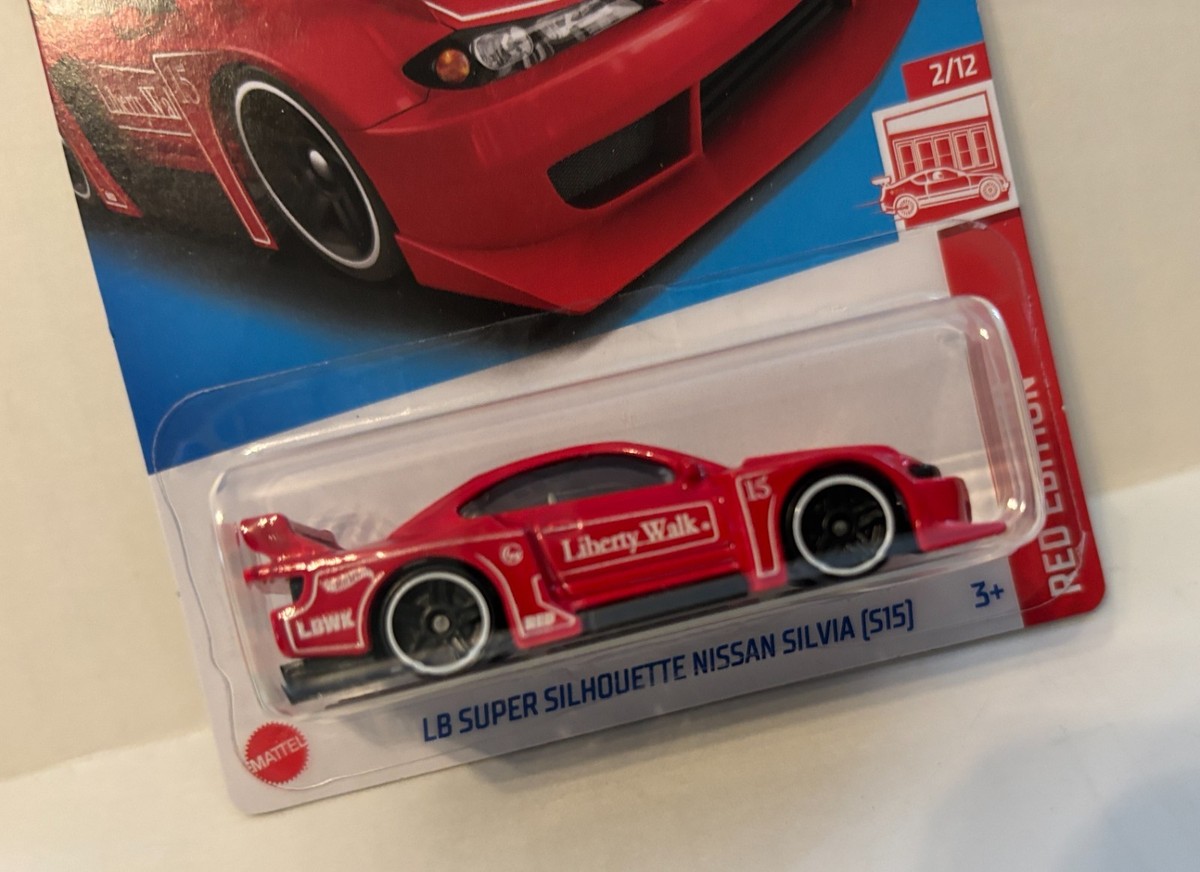 Hot Wheels LB SUPER SILHOUETTE NISSAN SILVIA S15 TARGET RED