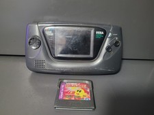 SEGA GAME GEAR SYSTEM CONSOLE BLACK MODEL 2110 For Parts Or Repair