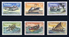 Tokelau: 1983 Local Watercraft (91-96) MNH