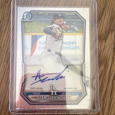 2024 Topps Bowman Chrome Prospect Auto Adam Serwinowski #BMA-ASE Dodgers MLB