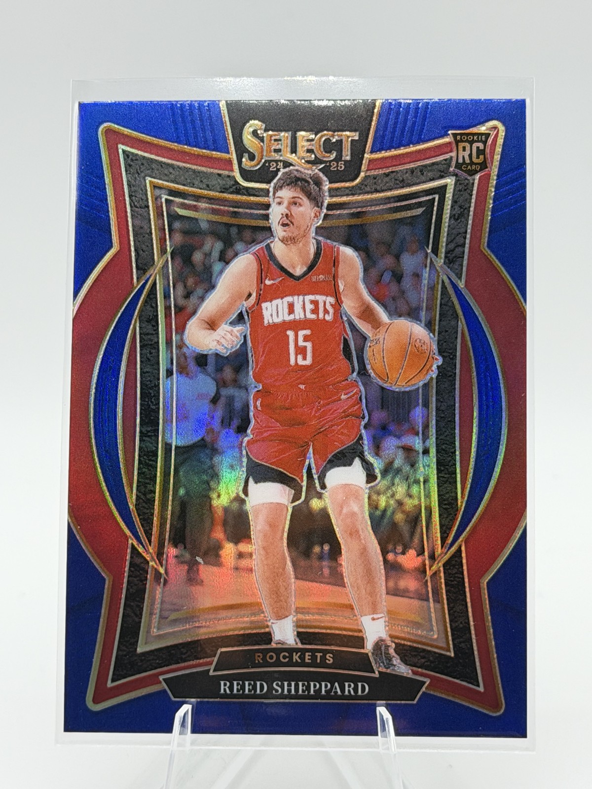 2024-25 Panini Select - Concourse Reed Sheppard #68 Blue Prizm (RC)