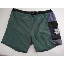 Vintage Tommy Hilfiger Swim Shorts Mens XL Green Outdoors Expedition Nylon