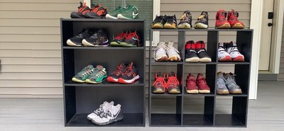 LeBron James Sneaker Lot (x12) / 16 Total Pairs Of Nikes (Giannis, KD, Kyrie)