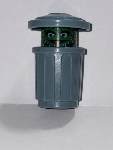 Vintage 1970's Oscar The Grouch Fisher Price Little People Sesame Street Figure