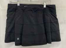    Lululemon Women's Sz 6 Black Pace Rival Skirt Tennis Golf Fitness 68 EUC