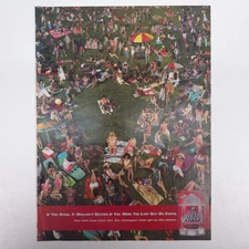 Old Spice Red Zone Clear Gel Deodorant Vintage Print Ad Garage Wall Art Beach