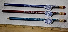 VTG 3 Sheet Metal Workers Union SMWIA Local 110 Louisville Ky Pencil Clip Topper