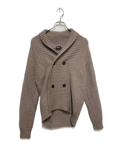 Drumohr                    Shawl collar double cardigan brown video thumbnail