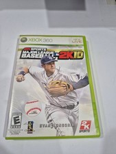 2K Sports Major League Baseball 2K10 (Microsoft Xbox 360, 2009)- With manual X