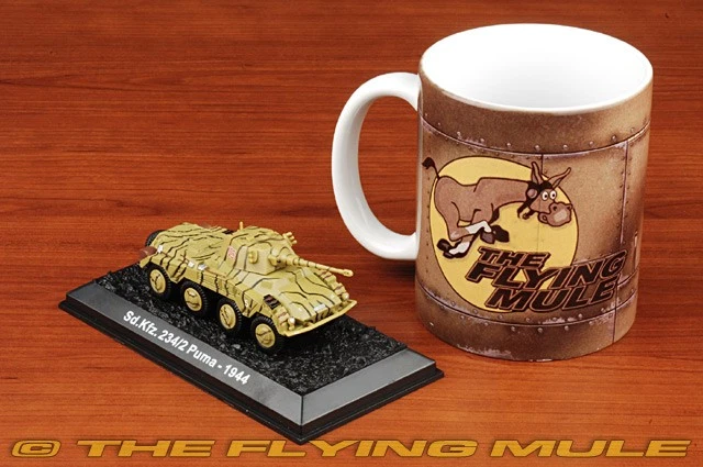 Amercom 1:72 Sd.Kfz.234/2 Puma German Army 11.SSFwPzGrenDiv Norland #125 - Image 4 of 4