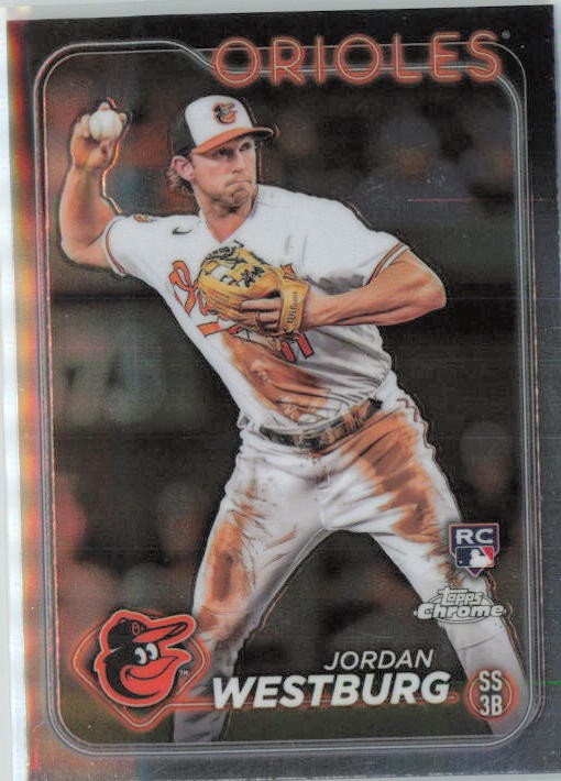 2024 Topps Chrome #277 Jordan Westburg Baltimore Orioles Rookie