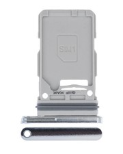 Single Sim Card Tray For Samsung Galaxy S21 Ultra Phantom Silver 