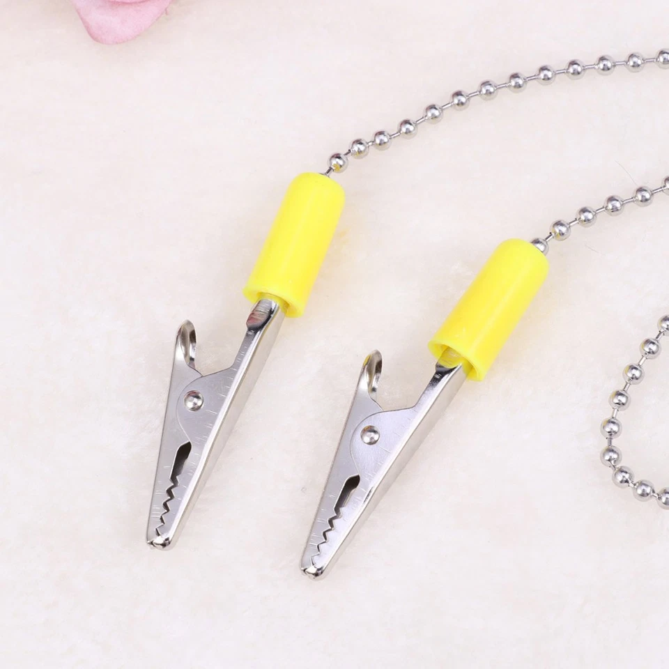 Chaîne de boule à dents en acier inoxydable avec porte-bavette à pince pour - Photo 4/4