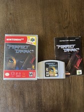 Perfect Dark (Nintendo 64 / N64) NTSC-U/C w/ Manual & Case Multiplayer