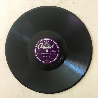 Peggy Lee - Baby, Don't Be Mad At Me / Caramba! It's The Samba 78