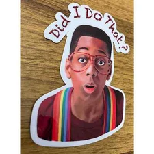 Steve Urkel | Family Matters | Did I do that? | Vinyl Sticker | Vinyl Decal |