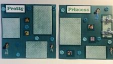 Disney Princess Jasmine Scrapbook Pages "Aladdin" 12x12 Premade