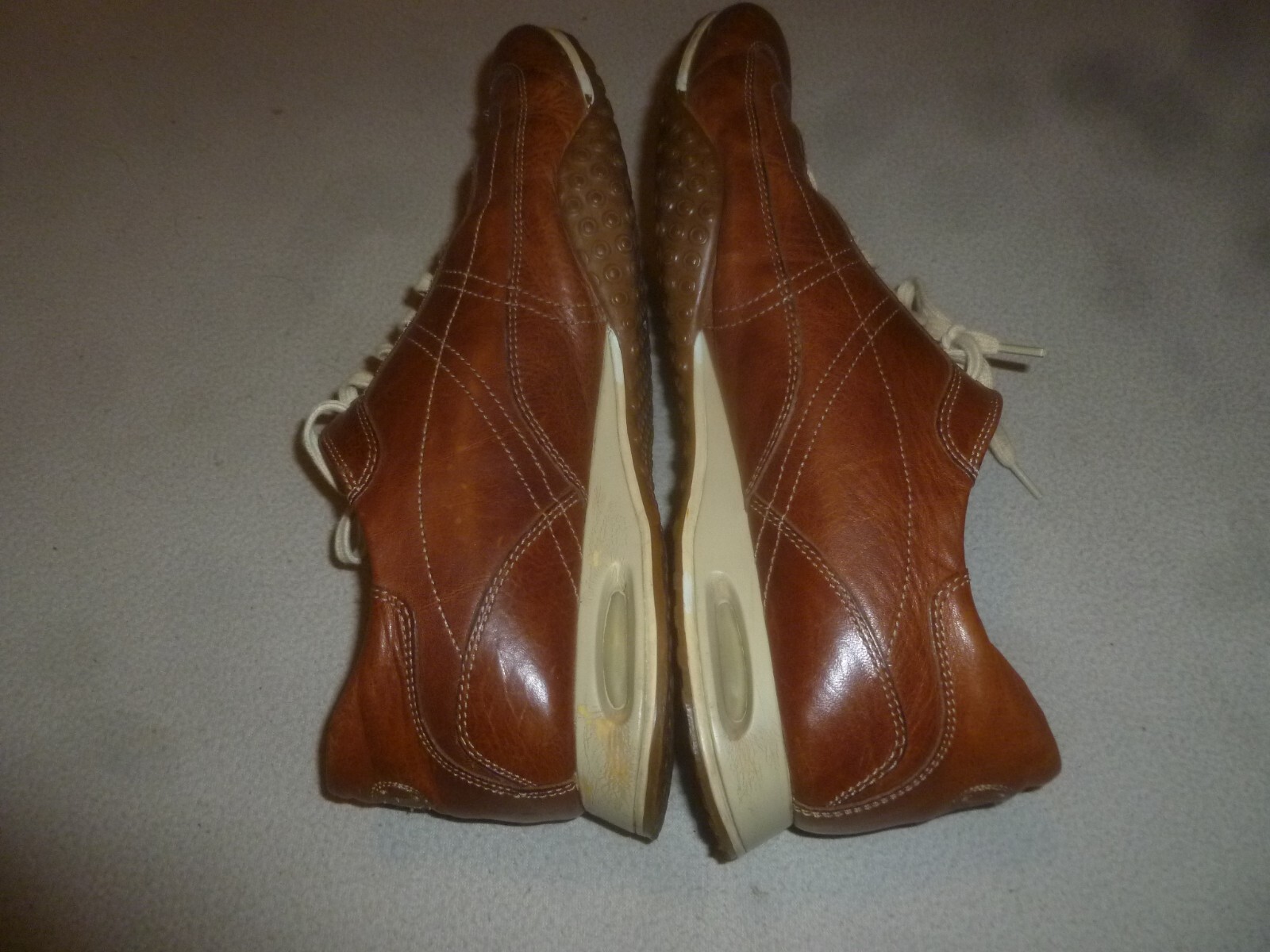 SAOLA SCARPE COLE HAAN MISURA 10M C05296 PELLE COMFORT OXFORD MARRONE UOMO CASUAL