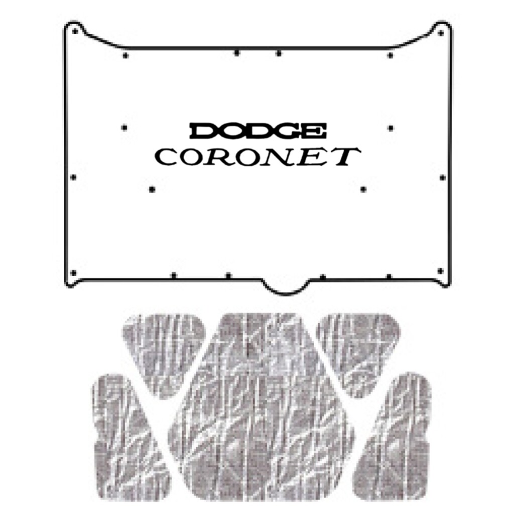 Hood Insulation Pad Heat Shield for 19681970 Dodge w/MB060