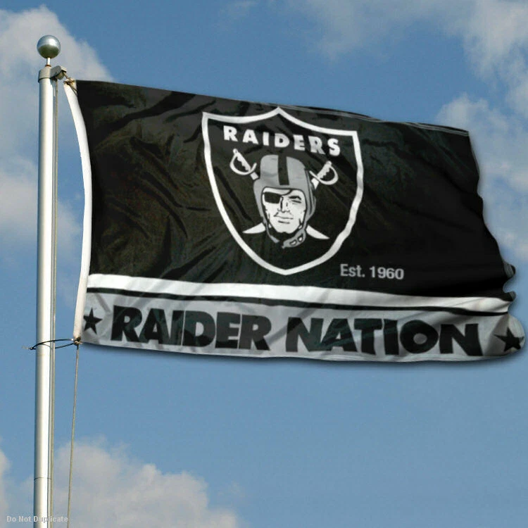 Las Vegas Raiders Raiders Nation Two Sided Flag | eBay
