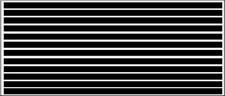 3/16 INCH .1875 VINYL PEEL STICK RACING STRIPES STRIPE BLACK DECALS