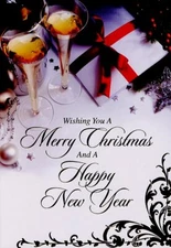 Wishing You A Merry Christmas & Happy New Year - Christmas Greeting Card - 20927