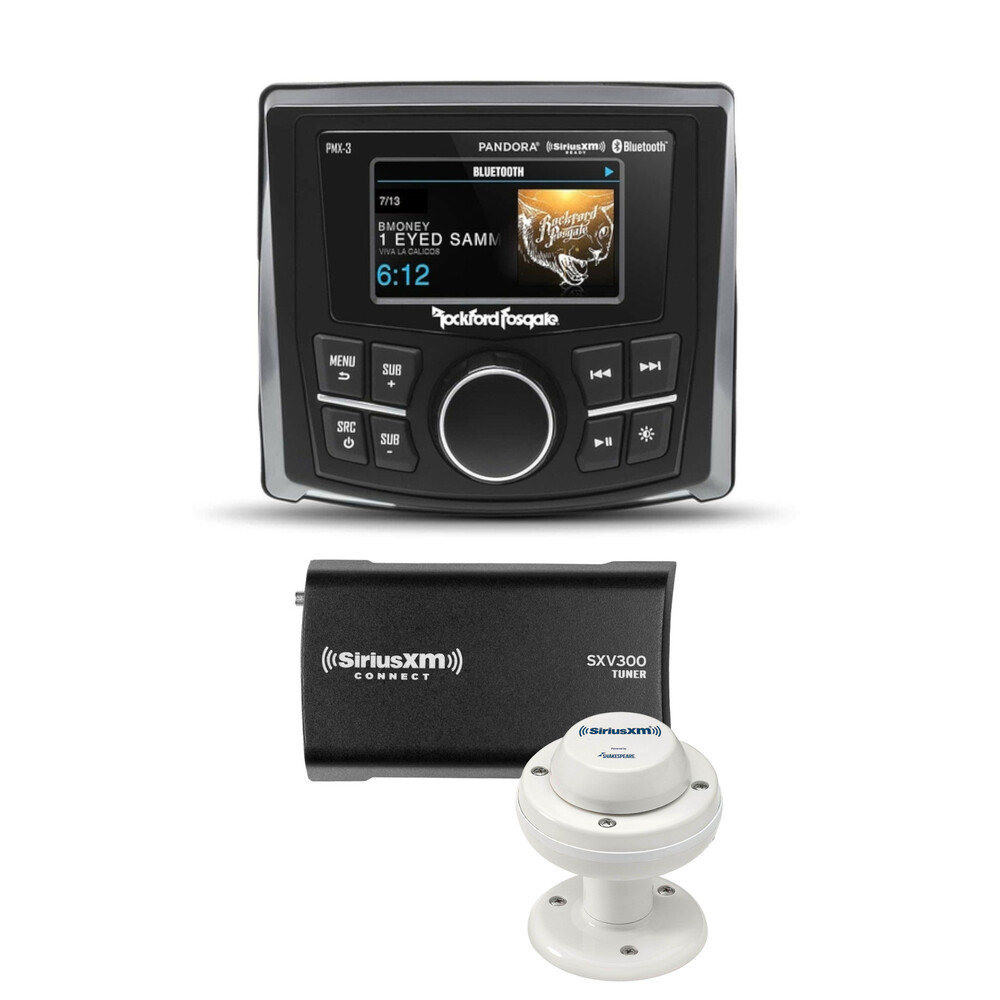Приемник с механическим усилением Rockford Fosgate PMX-3 SiriusXM SXV300M1 105390₽