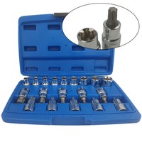 "Craft-Equip 19Tlg. SteckschlüSsel-Satz E-Torx 1/2\" Nuss NüSse Torx Bits"