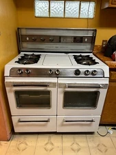 O’keefe Merritt double oven stove vintage 