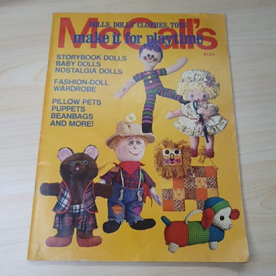 VTG McCall's Magazine ''Dolls, Dolls' Clothes, Toys Make It For Playtime'' 1973