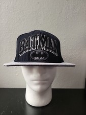DC Comics Batman/ Gotham City Snap Back Hat Black/ White/ Gray OS