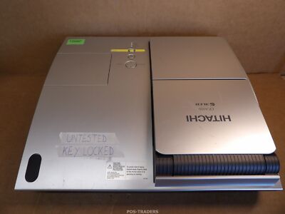 Hitachi CP-A100 UST Projector Beamer 3LCD 2500 Lumens - UNTESTED - KEY LOCKED
