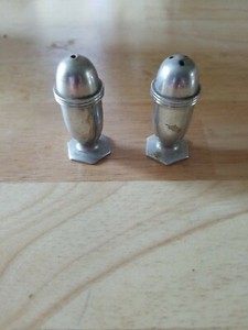 Pewter Salt And Pepper Shakers 