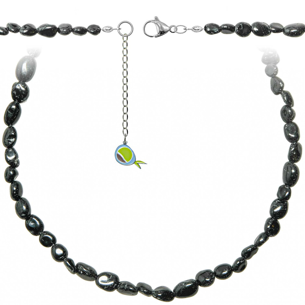 Collier tourmaline noire 60 cm le cadeau d'anniversaire idéal pour femme