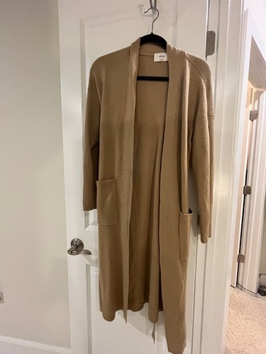 BASLER - Le gilet long - gris beige