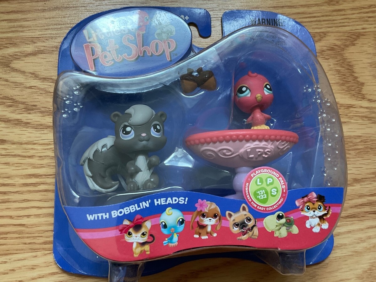 2006 Hasbro Littlest Pet Shop Pet Pairs 131 Bird 132