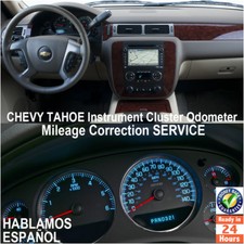 Chevy Tahoe 2003-2014 Instrument Cluster Mileage Correction/Programming Service