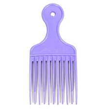 Vintage Mebco Purple Lift Comb Hair Pick Wavy Detangling Handle Retro 1980-90s