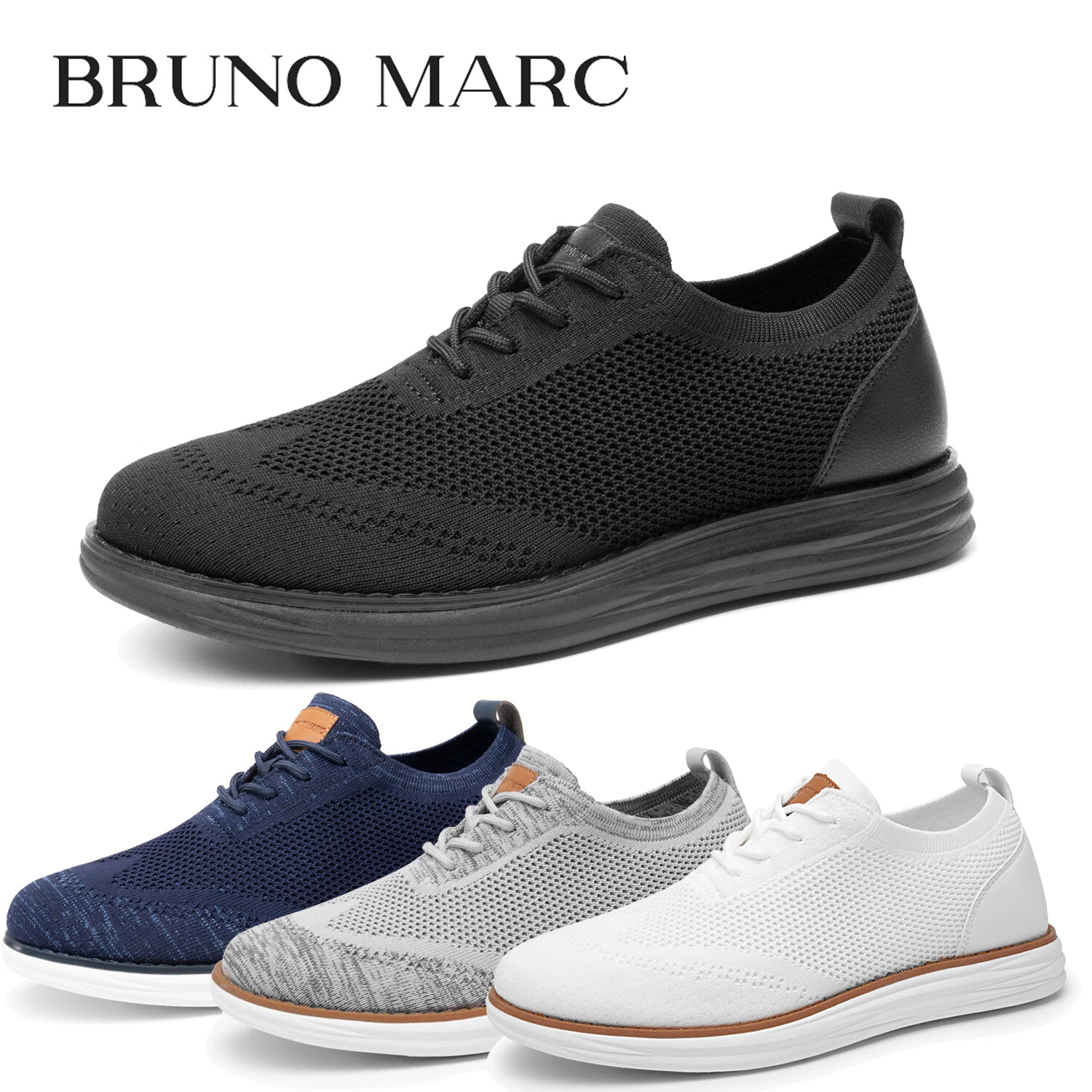 Bruno Marc Men's Breeze Mesh Sneakers Oxfords Lace-Up Lightweight Casual Shoes
Opens in a new window