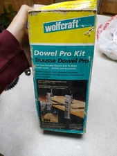 Wolfcraft 3751 DOWEL PRO KIT Aluminum Doweling Jig For 1/4 5/16 & 3/8” in Dowels