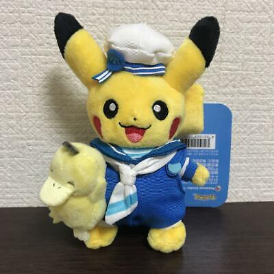 Pokemon Center Yokohama Limited Sailor Pikachu Psyduck Plush Keychain Fedex Dhl Ebay