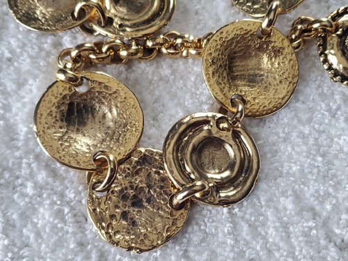 Cinturón boho vintage The Limited Gold Medallion Link - Imagen 9 de 9