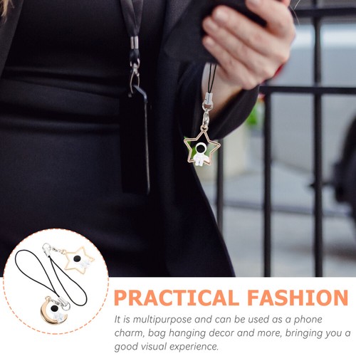 2 Pcs Accessori Per Cellulari Mancare Uomo Ciondoli Pendenti Telefono - Zdjęcie 12 z 12