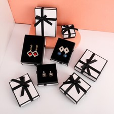 Jewelry Gift Box Ring Necklace Earring Bracelet Storage Simple Packaging Case