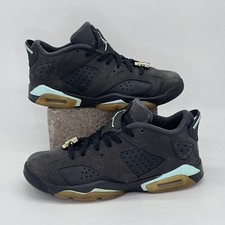 Size 7Y - Nike Air Jordan 6 Retro Low Anthracite Mint Foam 768878-015 GS Sneaker