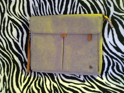 New Without Tag PKG LS06 chocolate chip laptop case