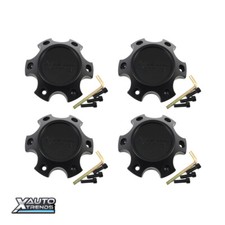 4 X American Racing Wheel Center Cap Bolt On Satin Black T159l118-6-h32-s1