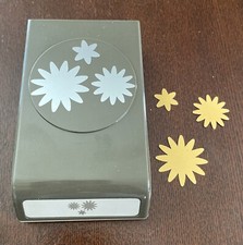 Stampin' Up BLOSSOM BUNCH FLOWER TRIO Large Punch- Flowers, Spring, Garden