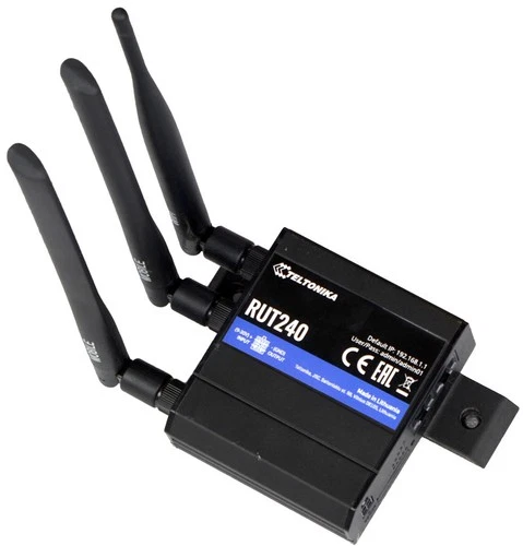 TELTONIKA RUT240 INDUSTRIE ROUTER 64 MB 16 MB 400 MHz LAN WAN 4G LTE 3G 2G M1028